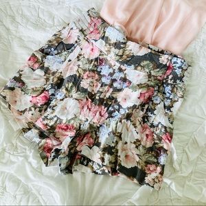 Aritzia Floral Shorts